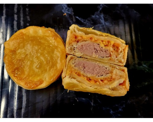 Sausage roll, beans and cheese pies 2 pack